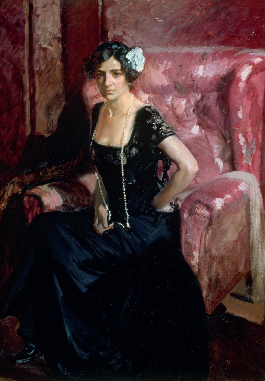 Clotilde iltapuvussa tekijältä Joaquín Sorolla
