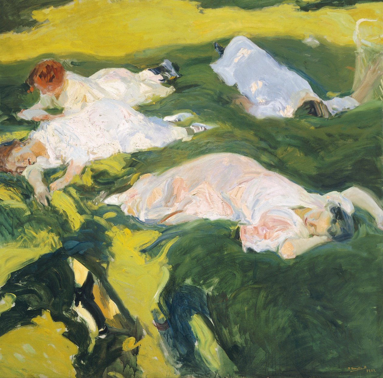 La Siesta tekijältä Joaquín Sorolla
