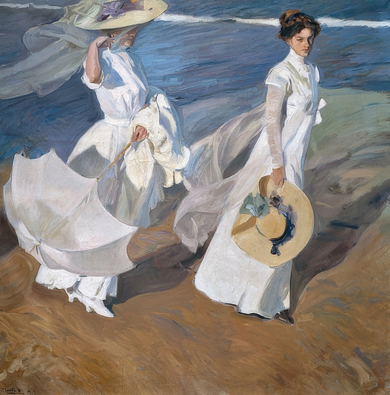 Kävele rannikkoa pitkin. 1909 tekijältä Joaquín Sorolla