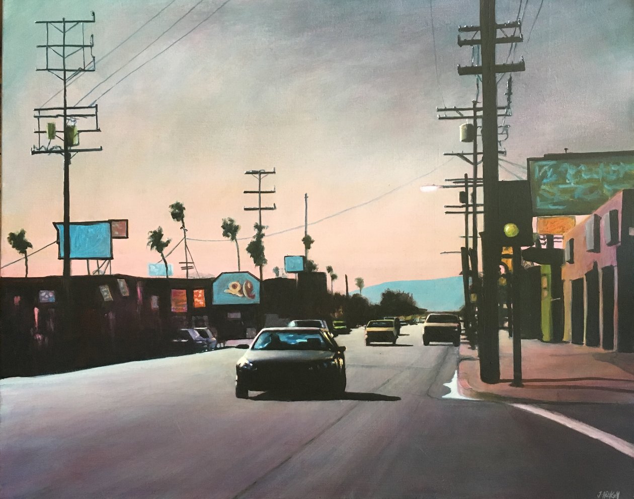 San Fernando Valley 11, 2012 (akryyli paneelille). tekijältä Joby Hickey