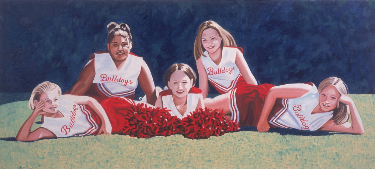 Junior High School Cheerleaders on the Grass, 2003 tekijältä Joe Heaps Nelson