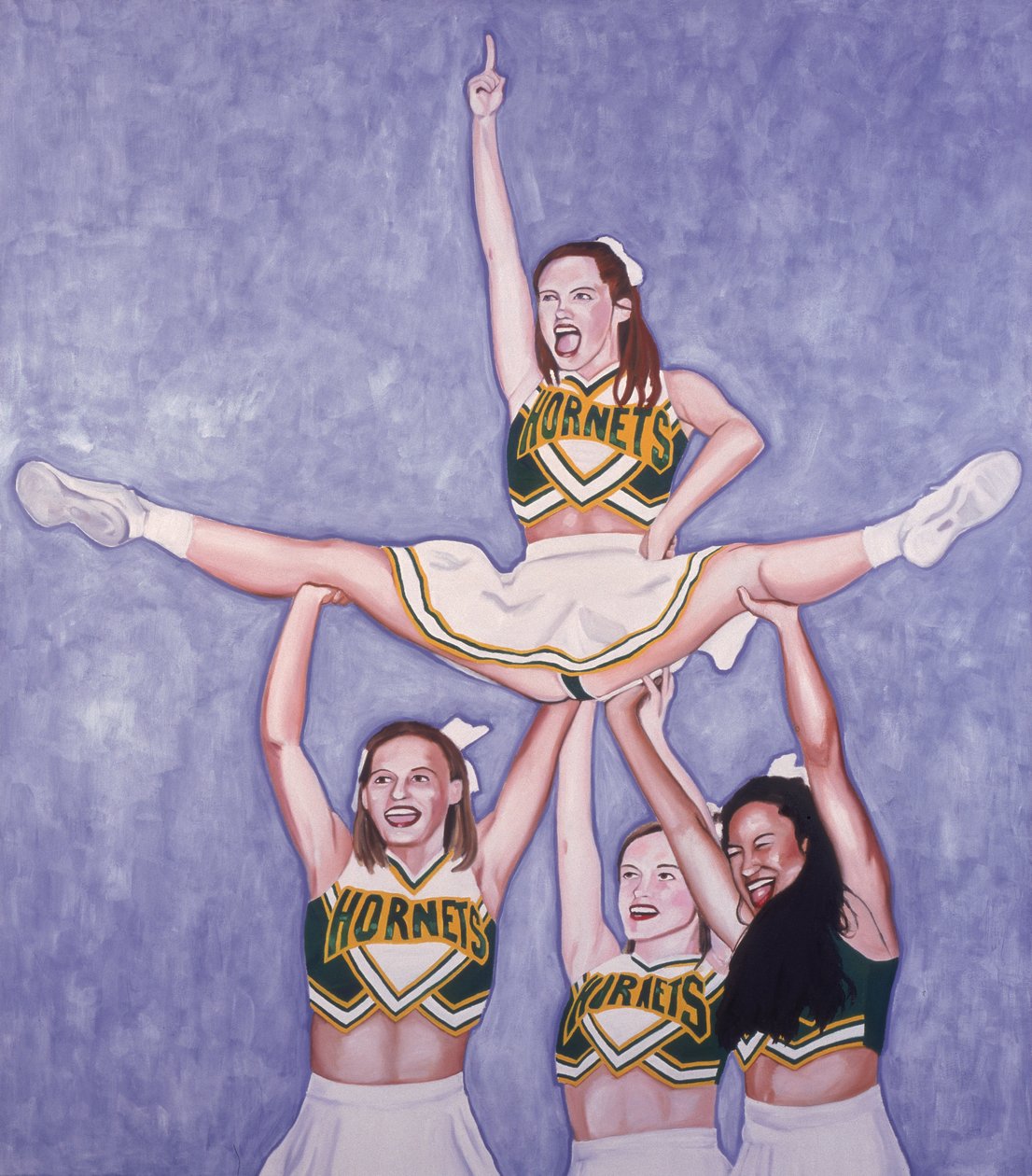 Lets go Hornets #1 Joo!, 2002 (öljy ja akryyli kankaalle) tekijältä Joe Heaps Nelson