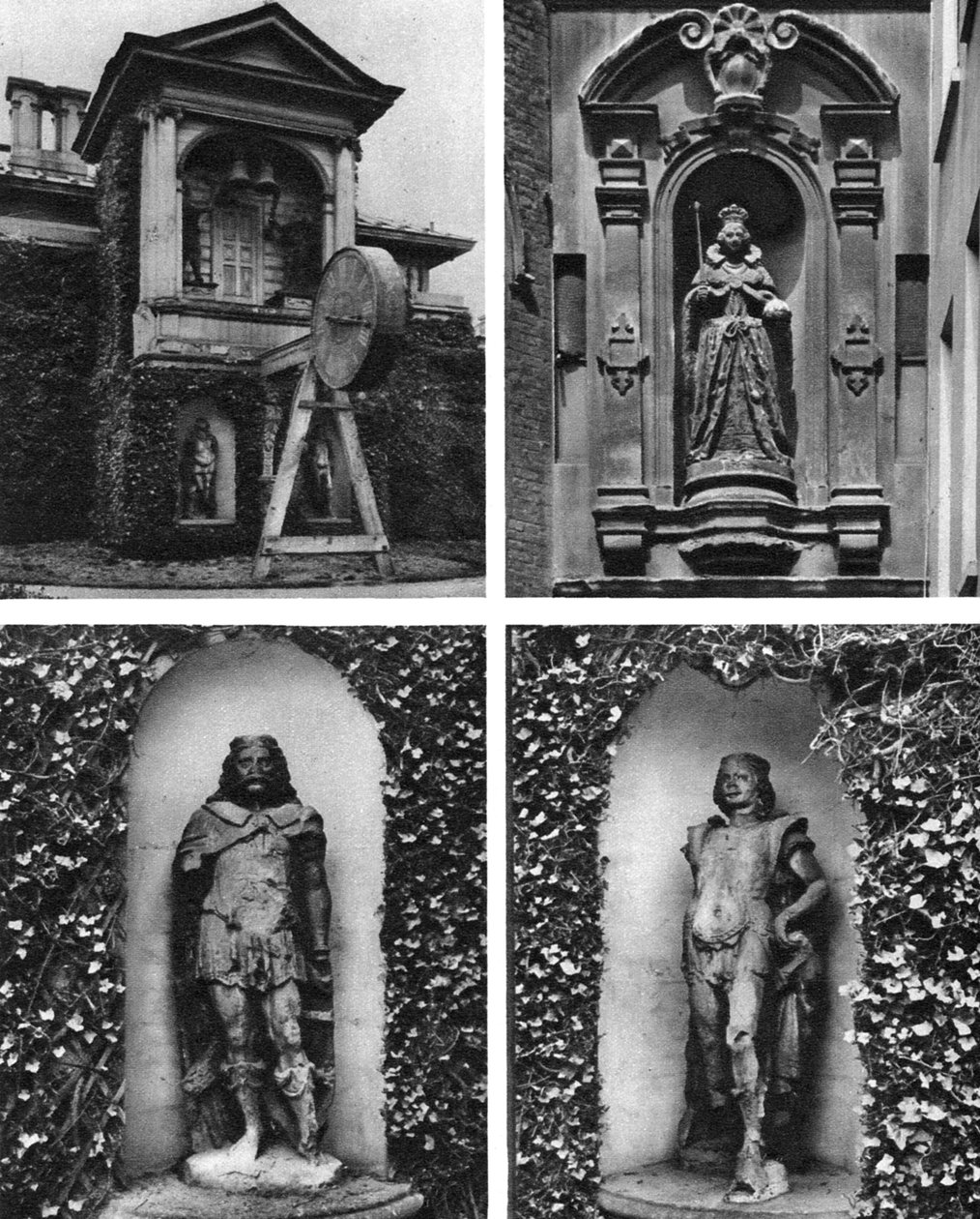 Kello ja patsaita, St Dunstan-in-the-Westin kirkko, Lontoo, 1926-1927 tekijältä Joel