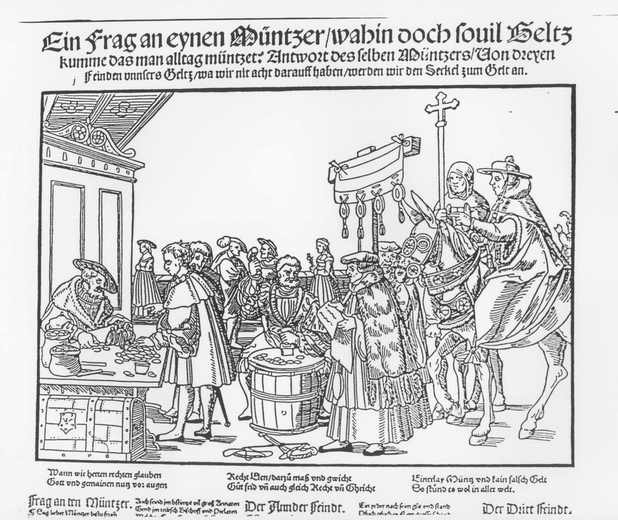 Kysymys rahapajalle, n. 1500 tekijältä Joerg the Elder Breu