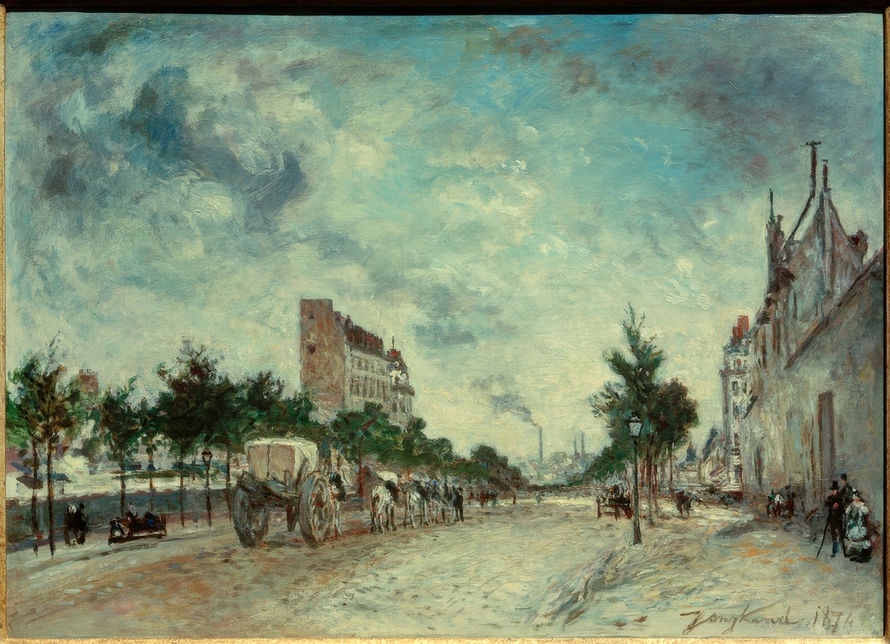 Boulevard de Port-Royal Pariisissa tekijältä Johan Barthold Jongkind