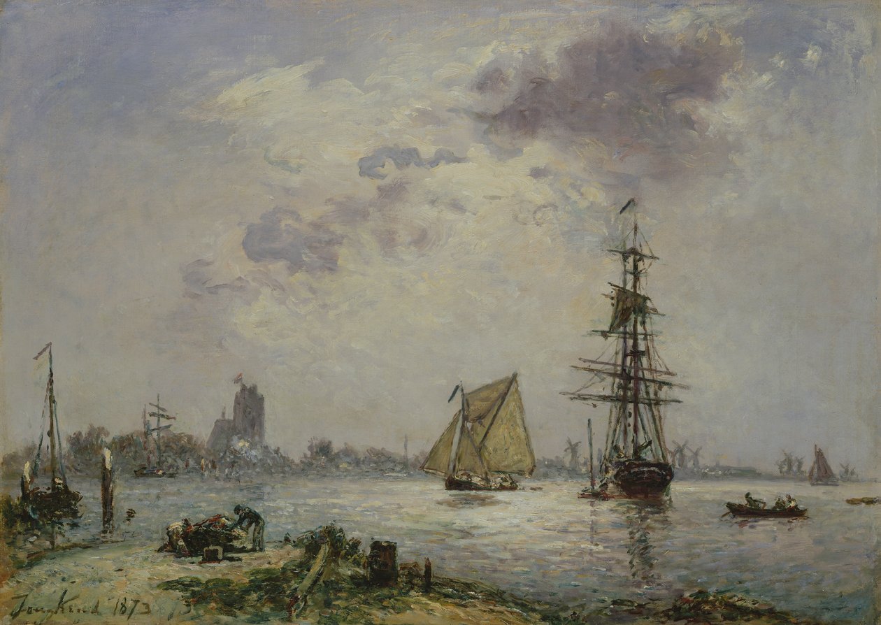 Dordrecht, 1873 tekijältä Johan Barthold Jongkind
