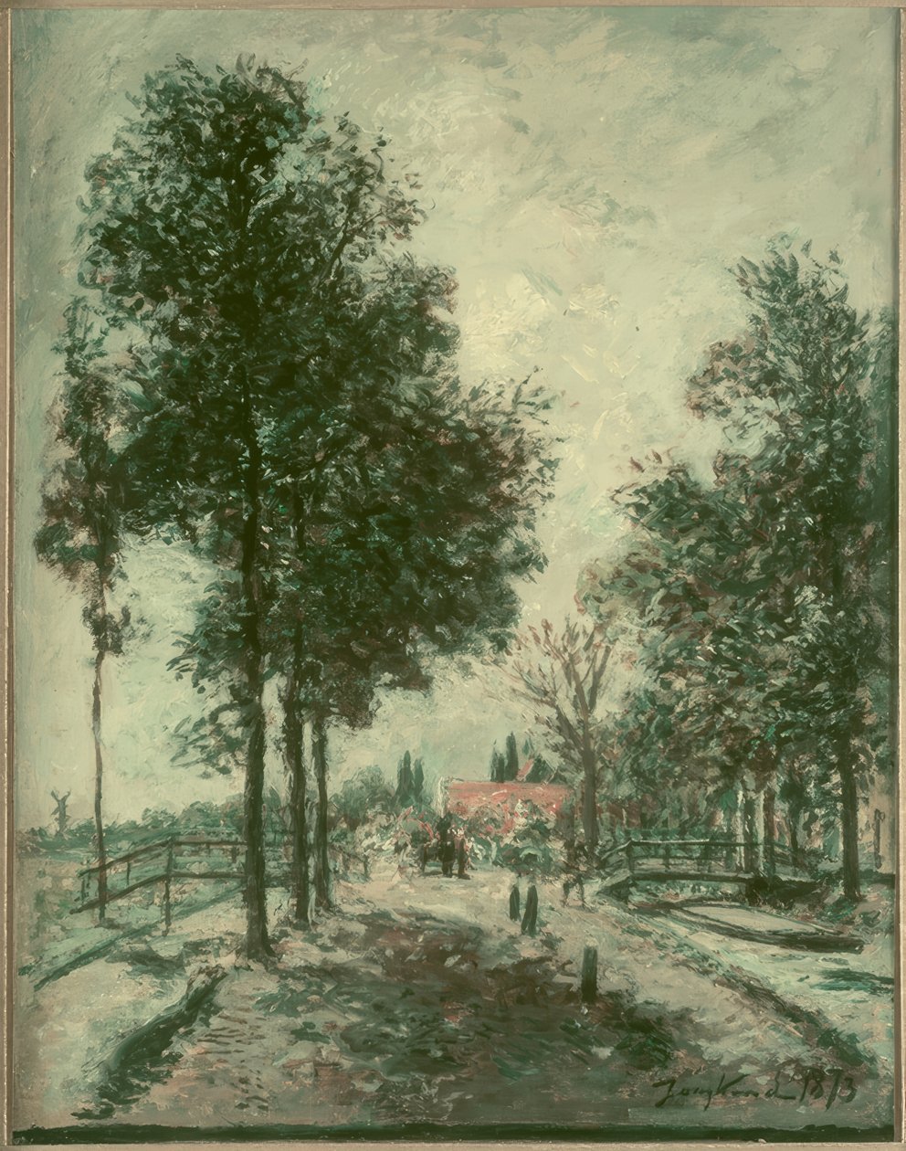 Herbstlandschaft tekijältä Johan Barthold Jongkind
