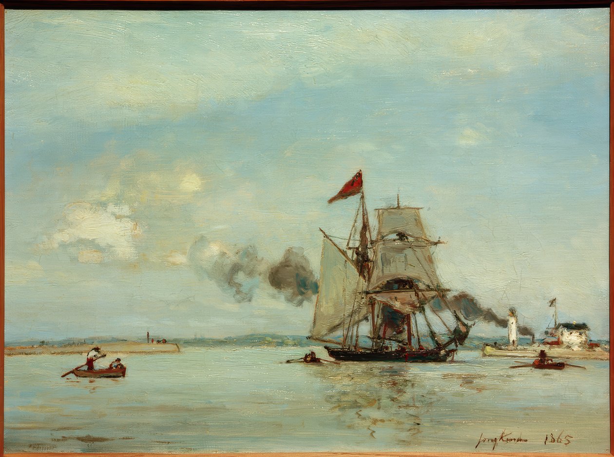 Honfleur tekijältä Johan Barthold Jongkind