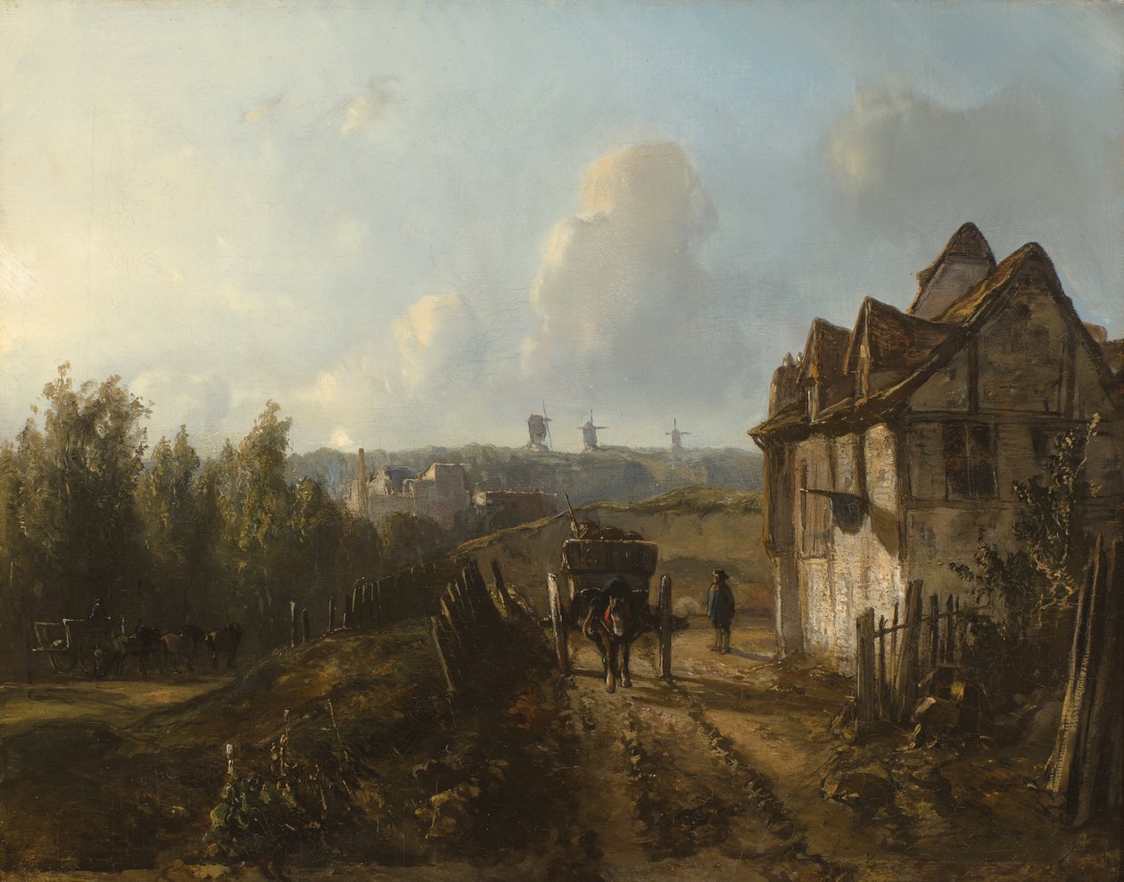Näkymä Monmartresta tekijältä Johan Barthold Jongkind