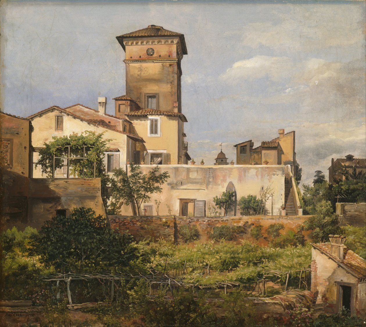 Kohtaus Villa Maltalta tekijältä Johan Christian Dahl