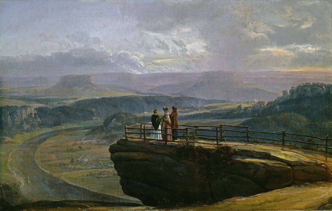Näkymä Basteista tekijältä Johan Christian Dahl