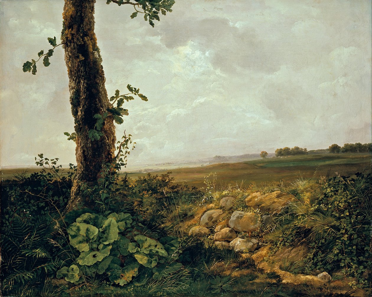 Näkymä lähellä Prestøa tekijältä Johan Christian Dahl