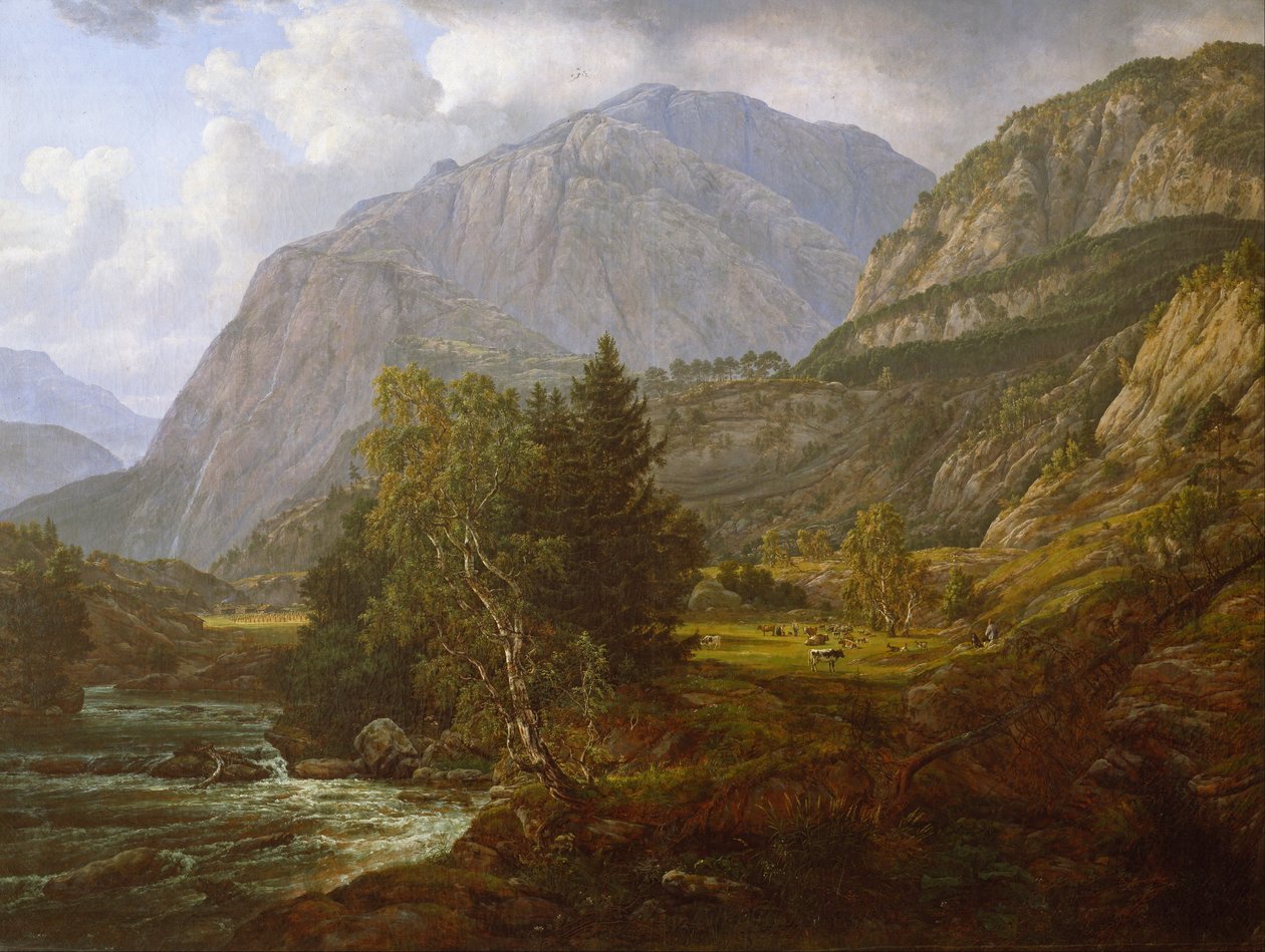 Näkymä Fortundaleniin tekijältä Johan Christian Dahl