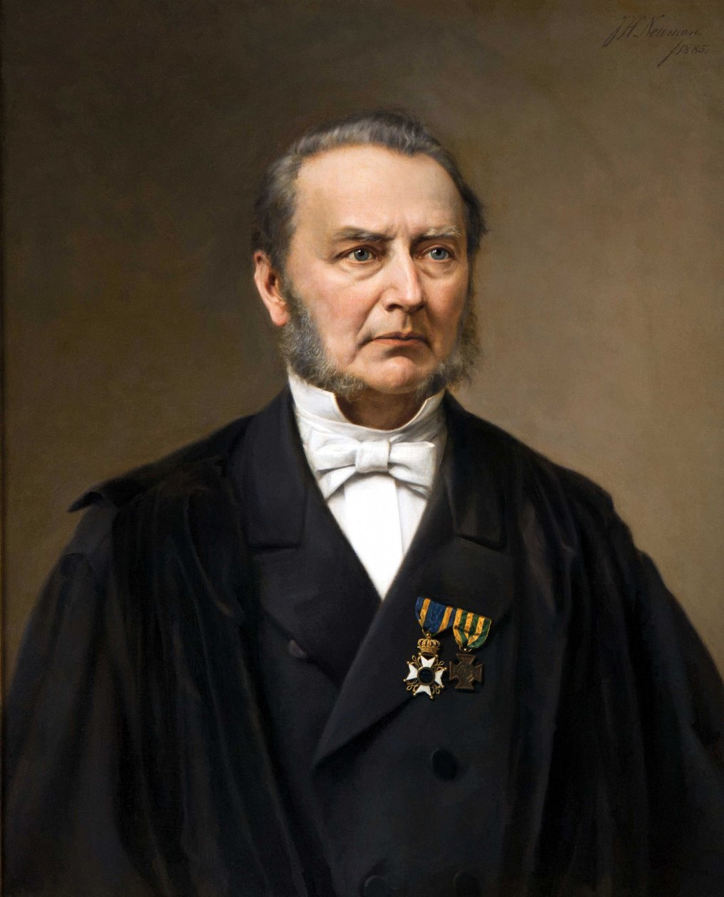 Joannes Henricus Scholten (1811-1885), professori Leidenin yliopisto. Maalaus: Johan Heinrich Neuman (1819-1898) tekijältä Johan Heinrich Neuman