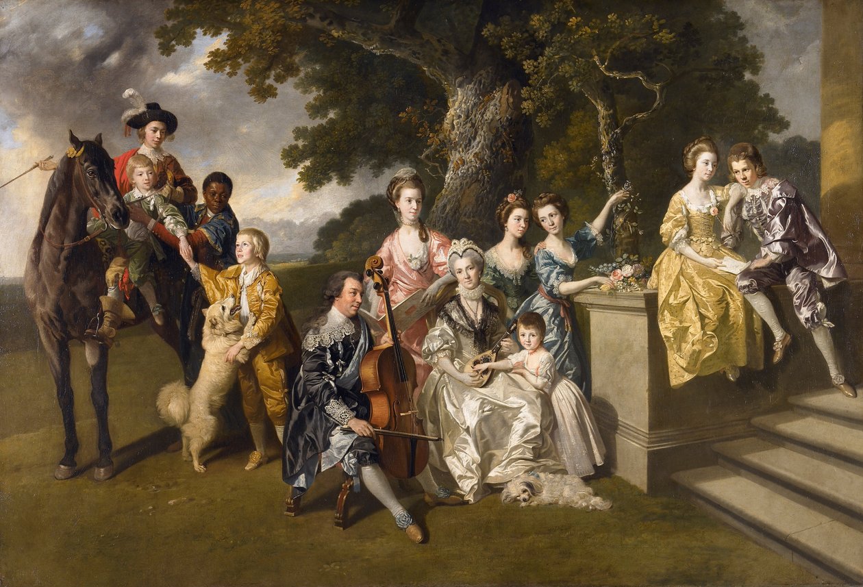 Sir William Youngin perhe tekijältä Johan Joseph Zoffany