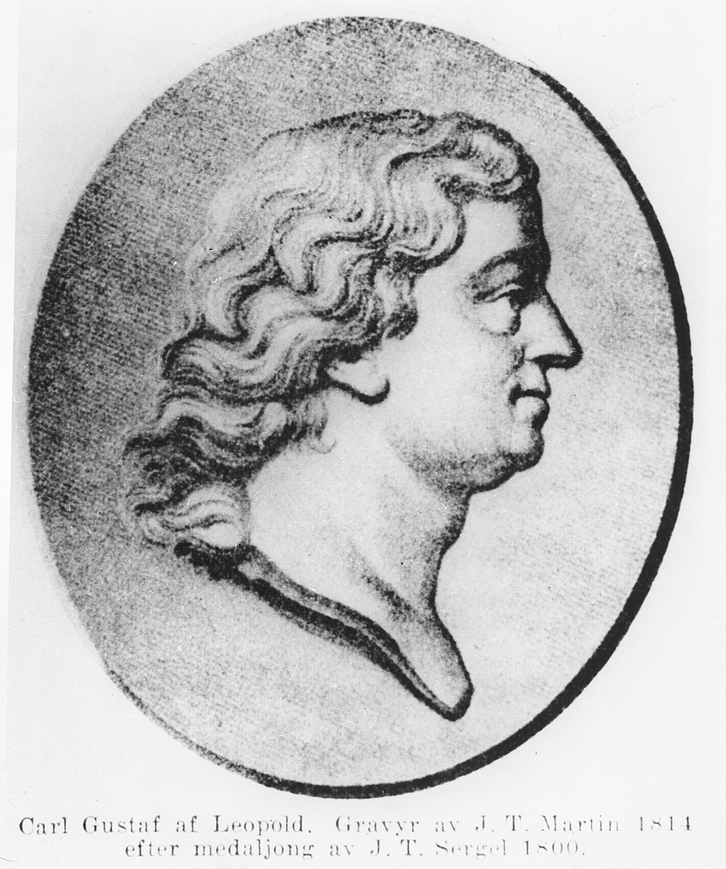 Carl Gustaf Leopold, 1814 tekijältä Johan Tobias Sergel