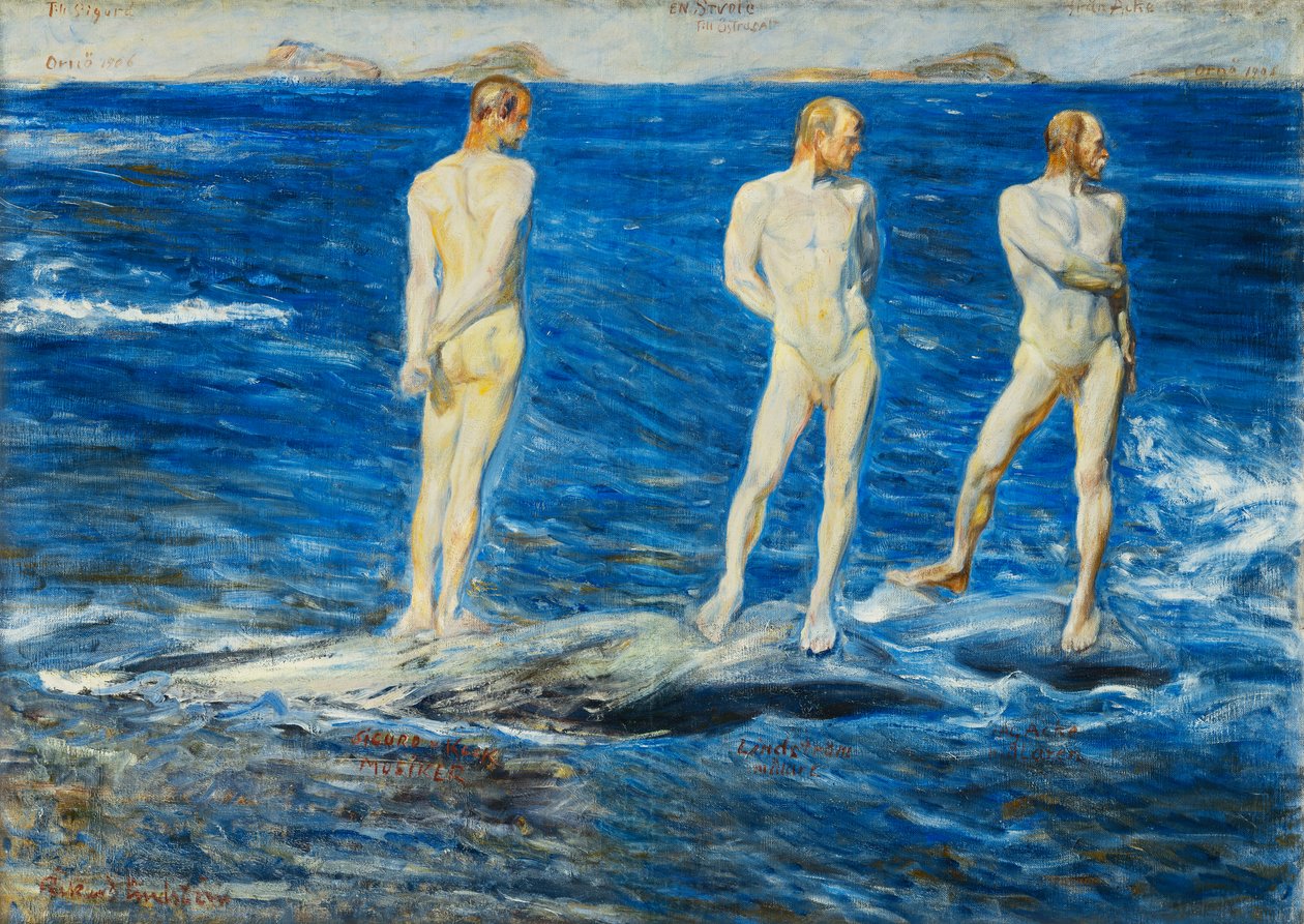 Suola, tuuli ja meri, 1906, 1909 tekijältä Johan Axel Gustav Acke