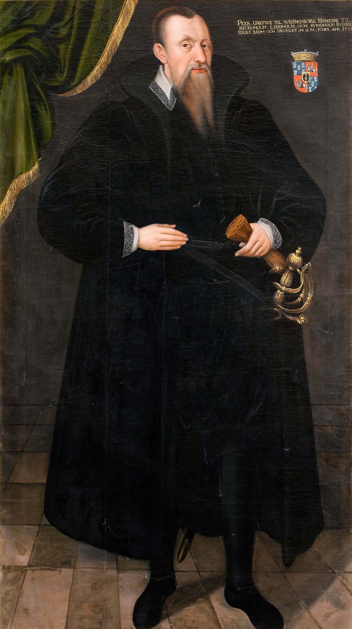 Jalka Brahe vanhempi 1520–1590, vuodelta 1581. tekijältä Johan Baptista van Uther