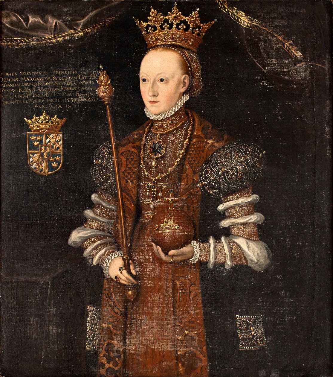 Ruotsin kuningatar Margaret Leijonhufvud tekijältä Johan Baptista van Uther