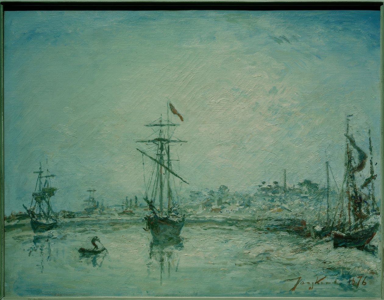 Der Hafen von Honfleur tekijältä Johan Barthold Jongkind