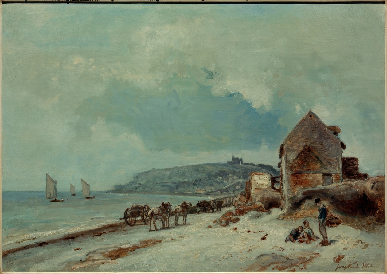 Sainte-Adressen ranta tekijältä Johan Barthold Jongkind