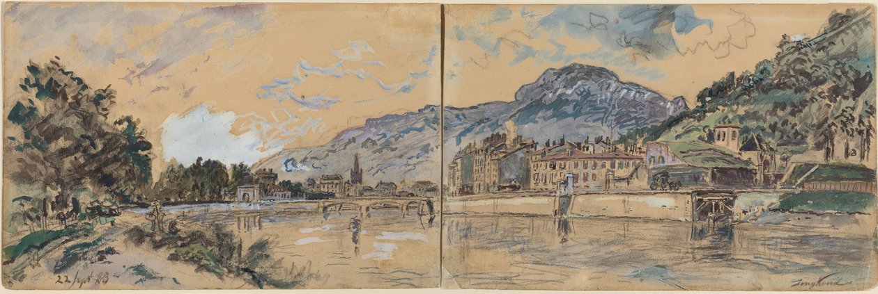 Grenoble tekijältä Johan Barthold Jongkind