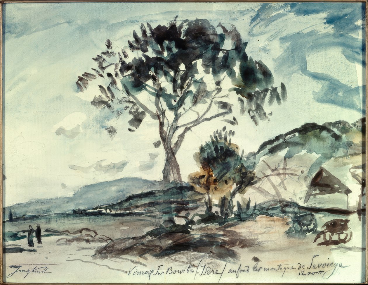 Virieux sur Bourbe / Isère tekijältä Johan Barthold Jongkind