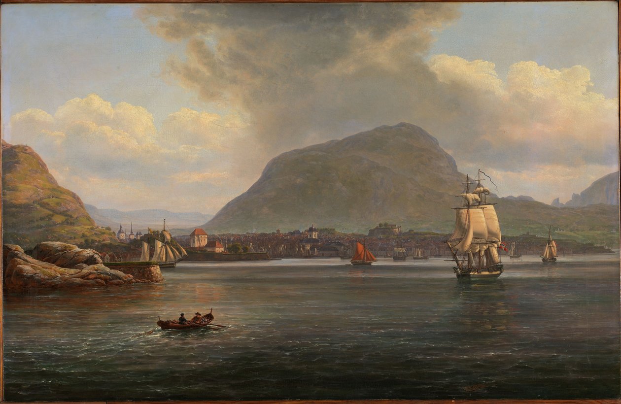 Bergen pohjoisesta nähtynä tekijältä Johan Christian Dahl