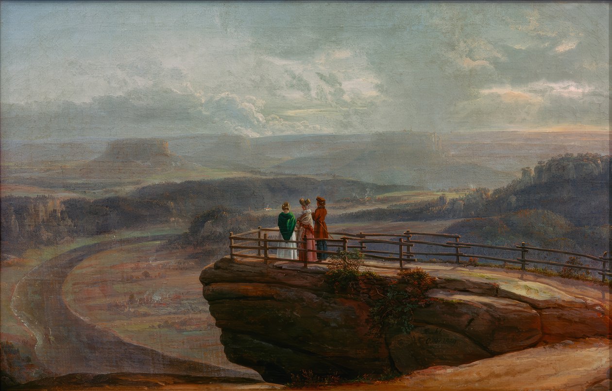 Näkymä linnakkeelta tekijältä Johan Christian Dahl