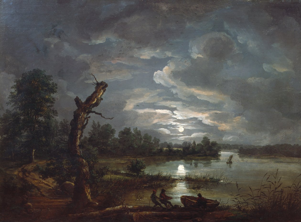 Esrummeri, noin 1814 tekijältä Johan Christian Dahl