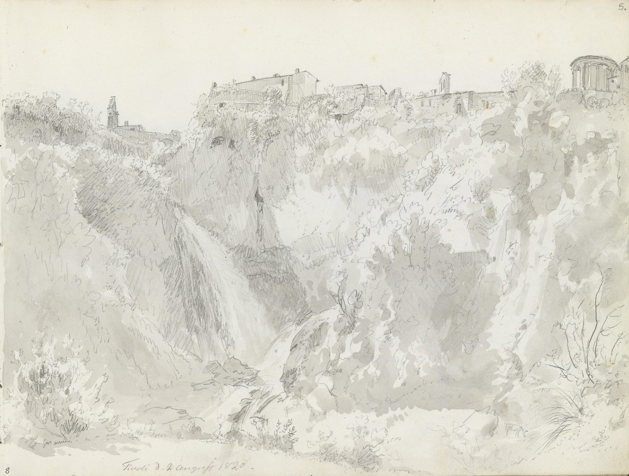 Fossefall, Tivoli tekijältä Johan Christian Dahl