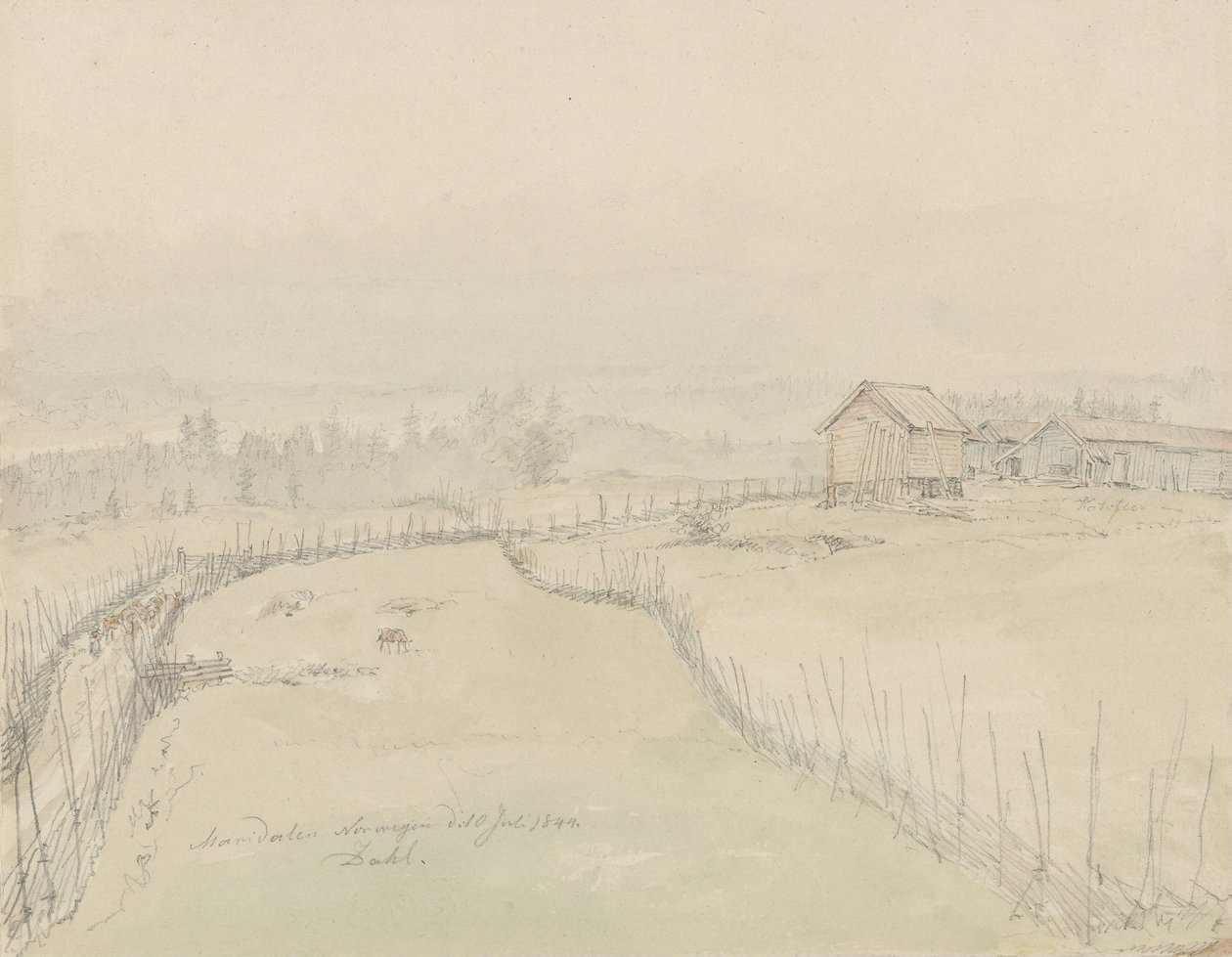 Maridalenista tekijältä Johan Christian Dahl