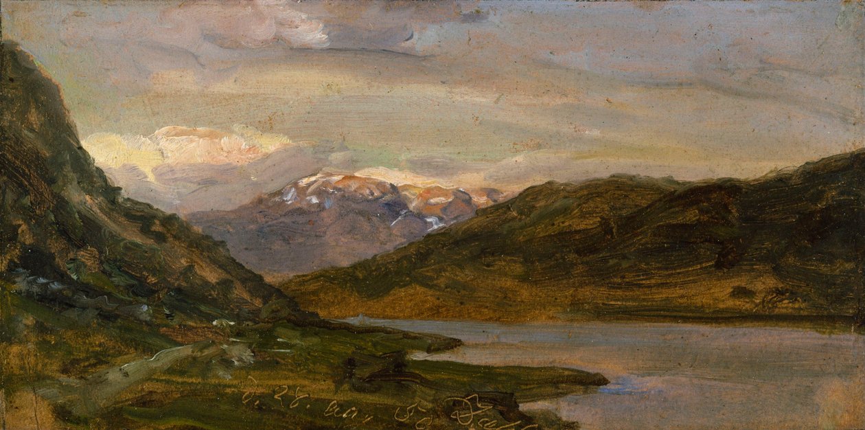Nystuenista Filefjellillä tekijältä Johan Christian Dahl