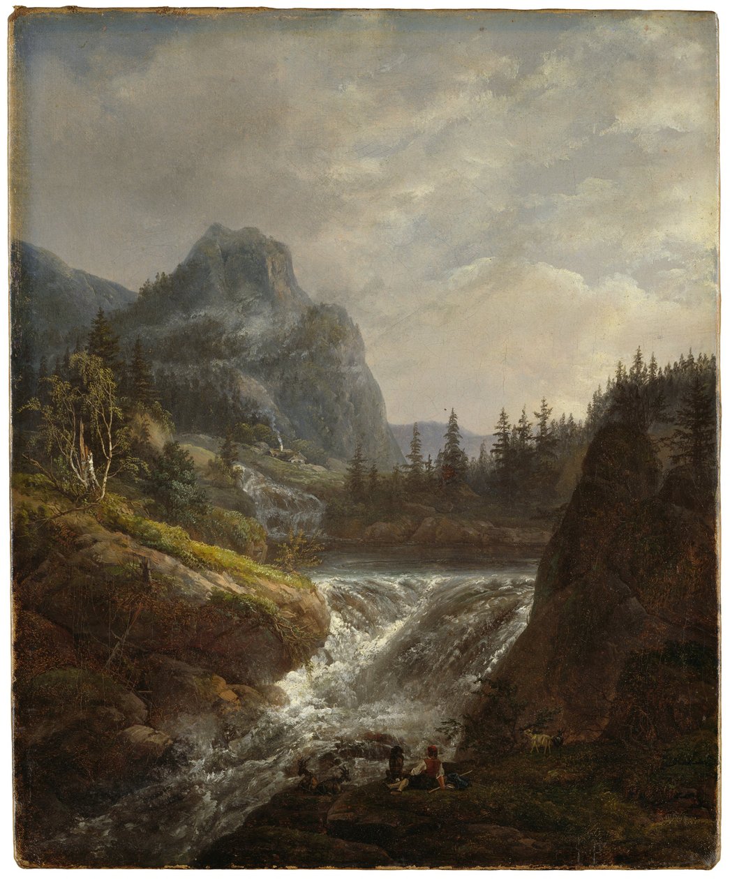 Norjalainen maisema tekijältä Johan Christian Dahl