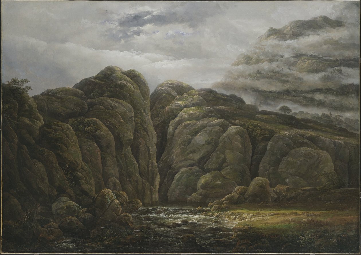 Norjan vuoristomaisema tekijältä Johan Christian Dahl