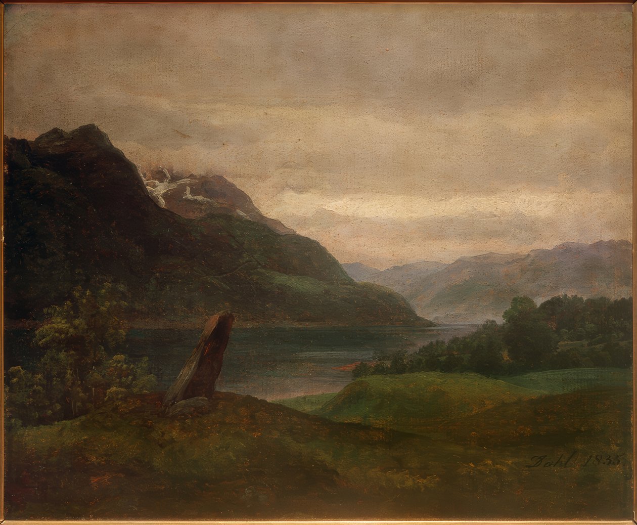 Norjan maisema tekijältä Johan Christian Dahl