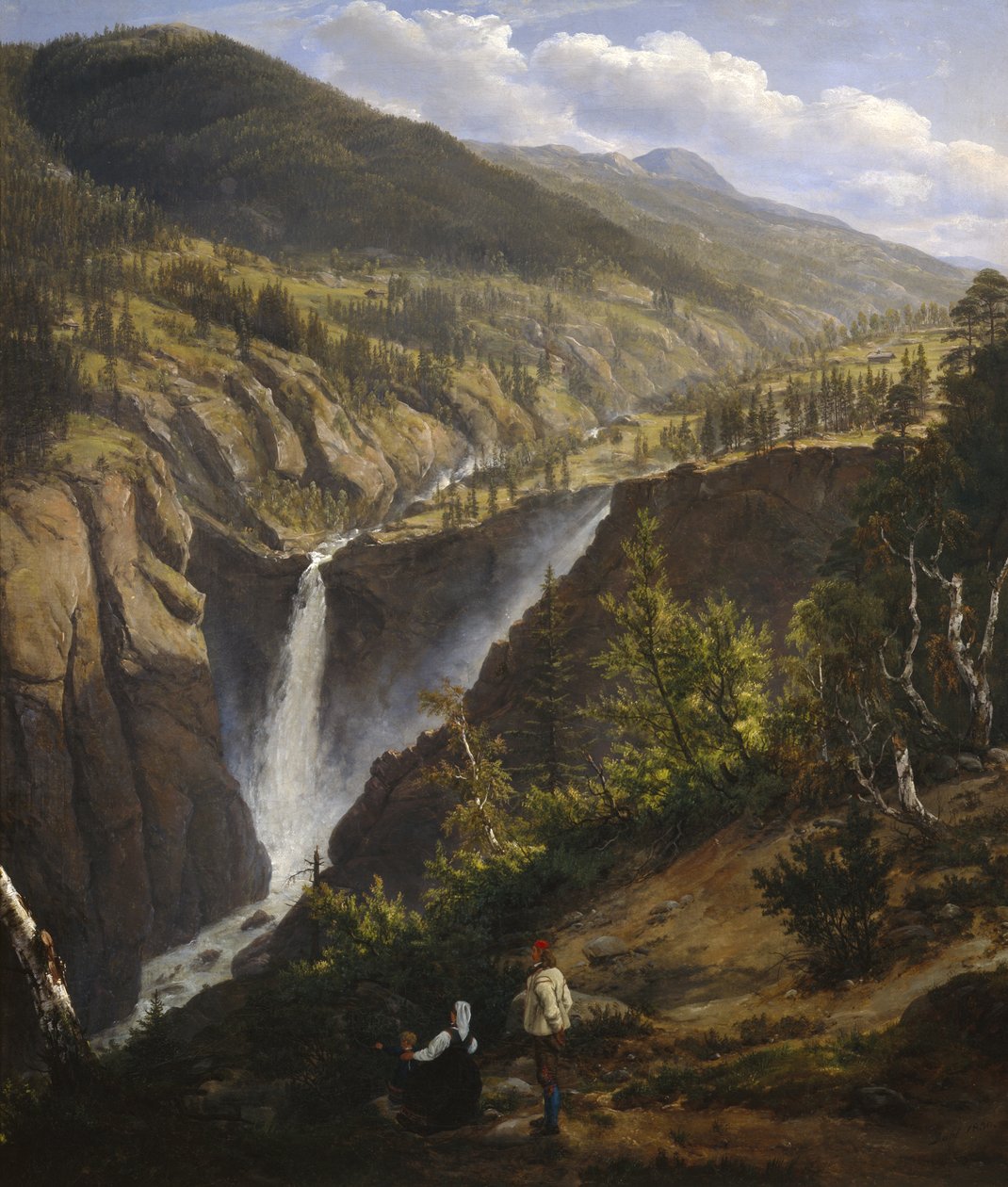 Rjukanin vesiputous tekijältä Johan Christian Dahl