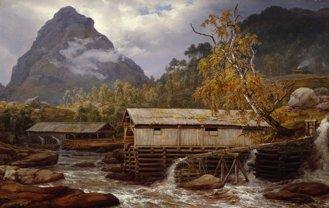 Saha Kaupangerissa tekijältä Johan Christian Dahl