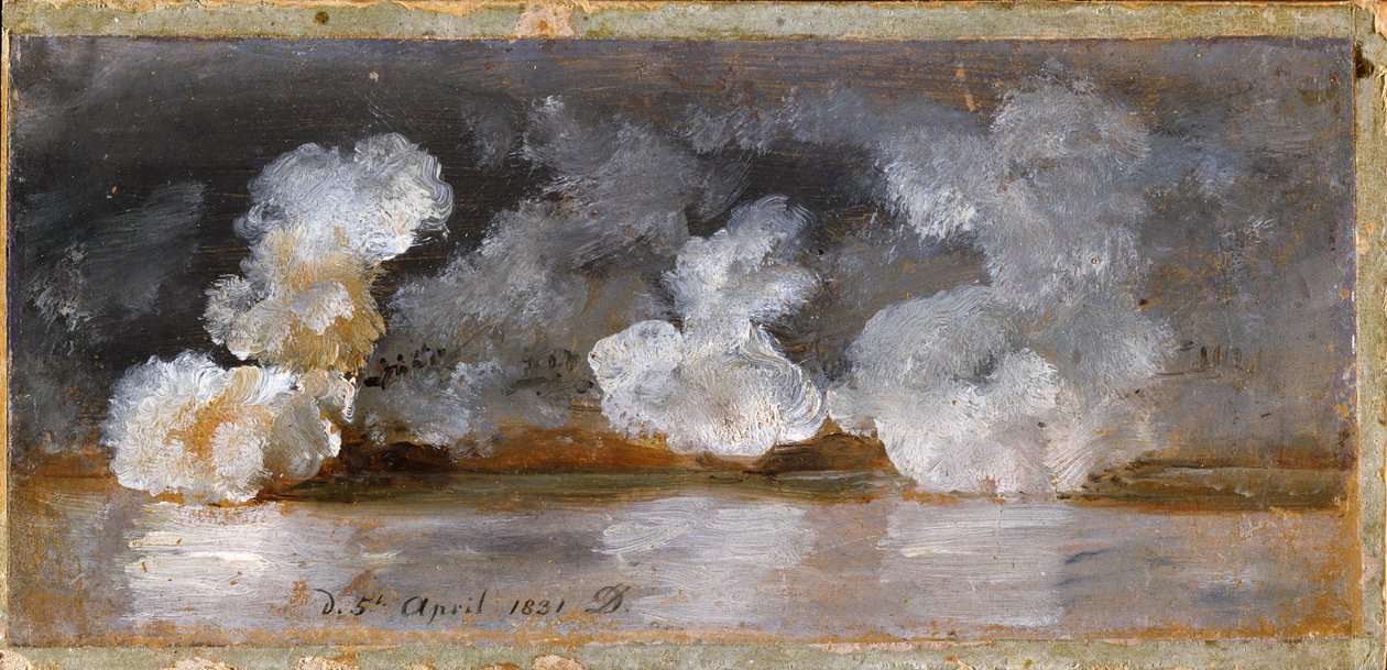 Tykinlaukausten savu tekijältä Johan Christian Dahl