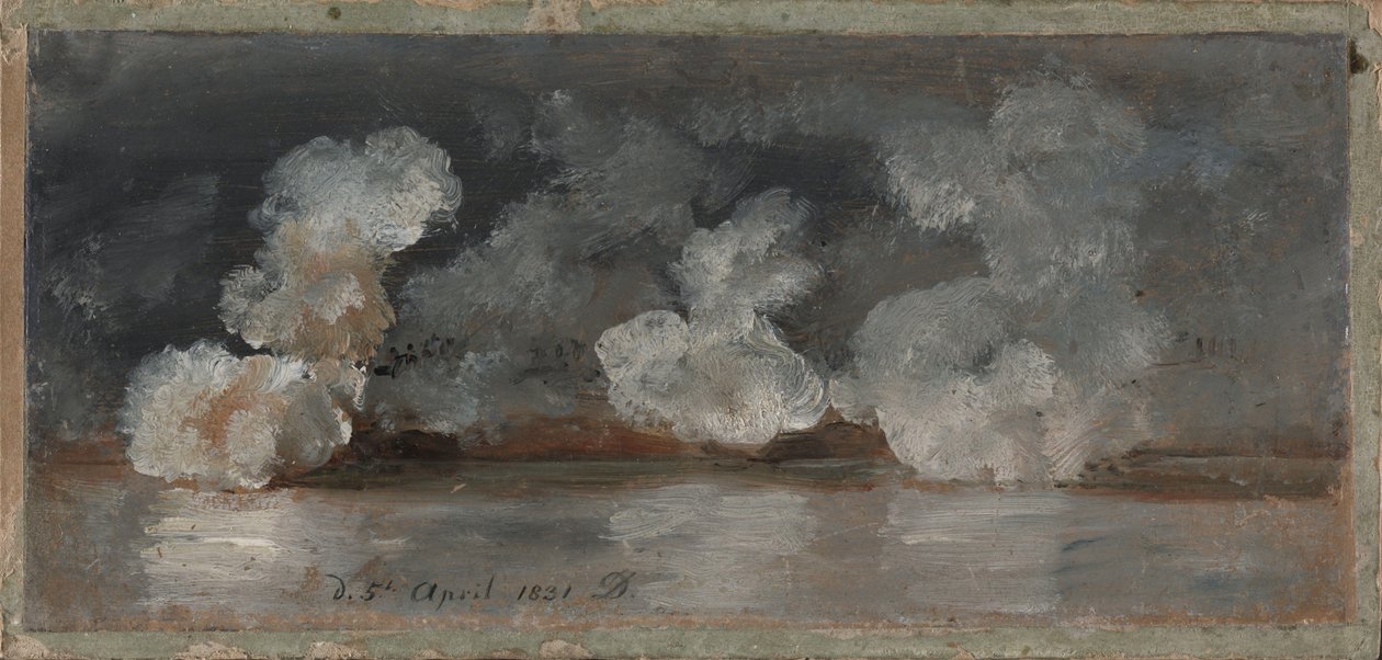 Tykinlaukausten savu tekijältä Johan Christian Dahl