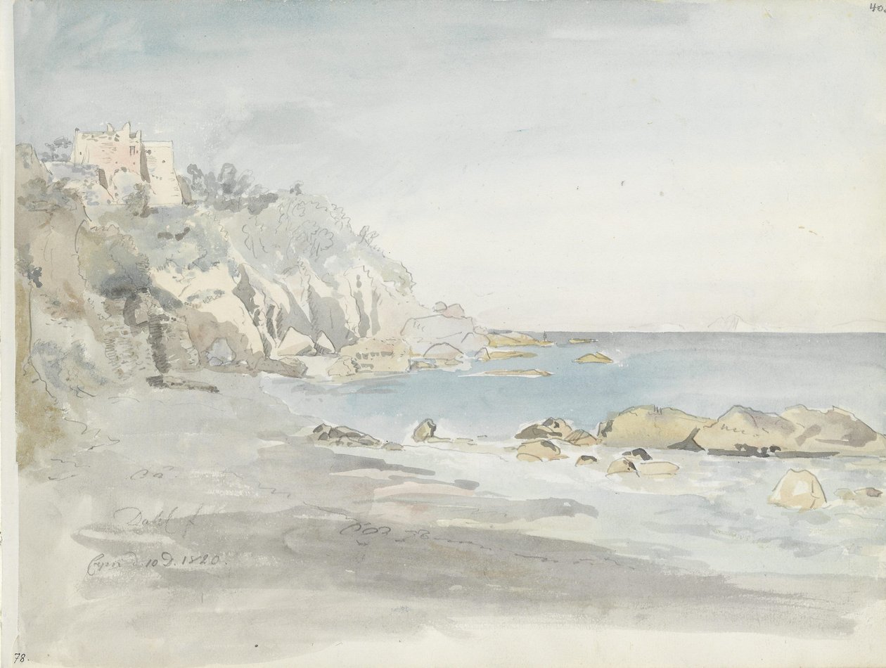Ranta Marina Granden luona Caprilla tekijältä Johan Christian Dahl