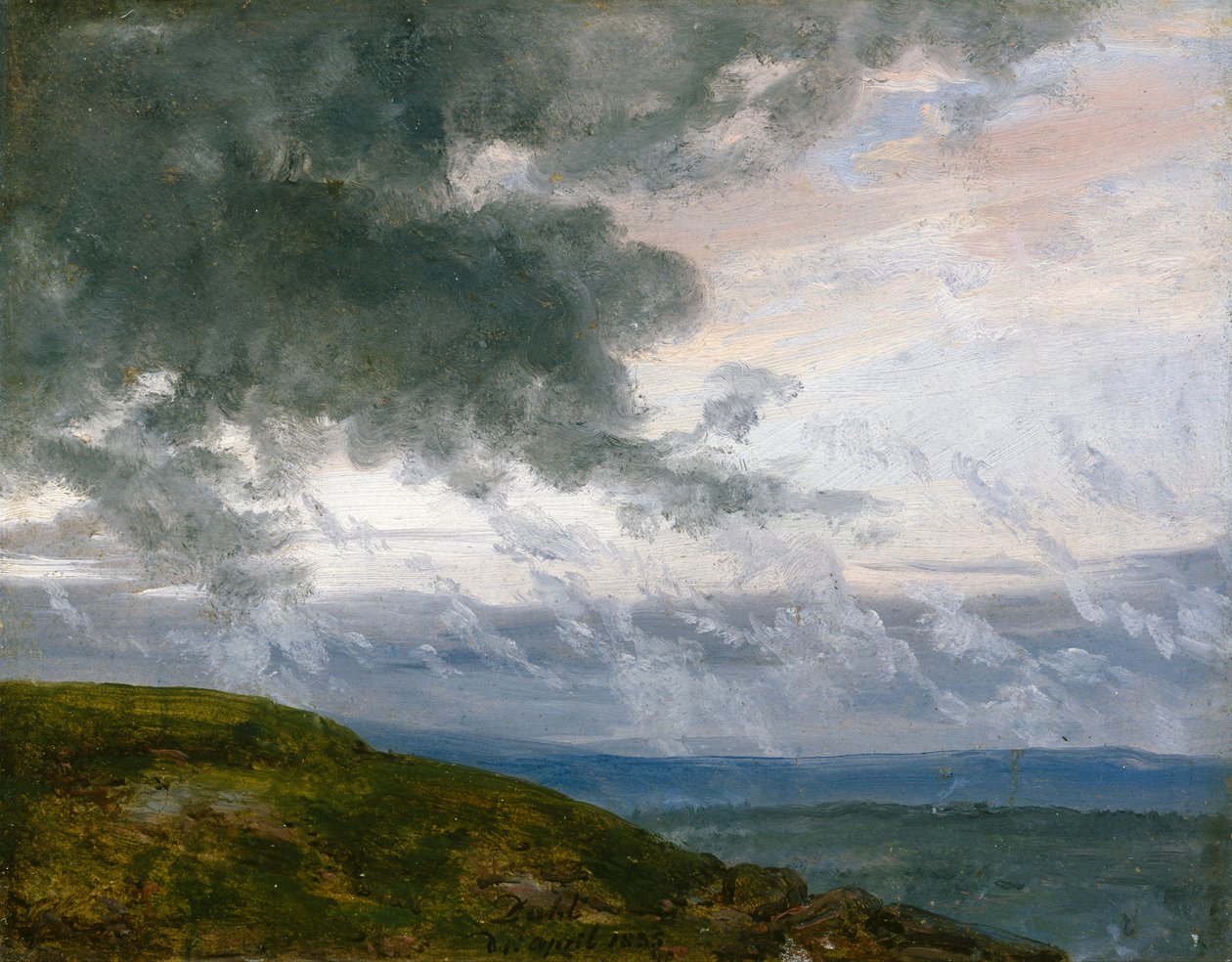 Tutkimus ajelehtivista pilvistä tekijältä Johan Christian Dahl