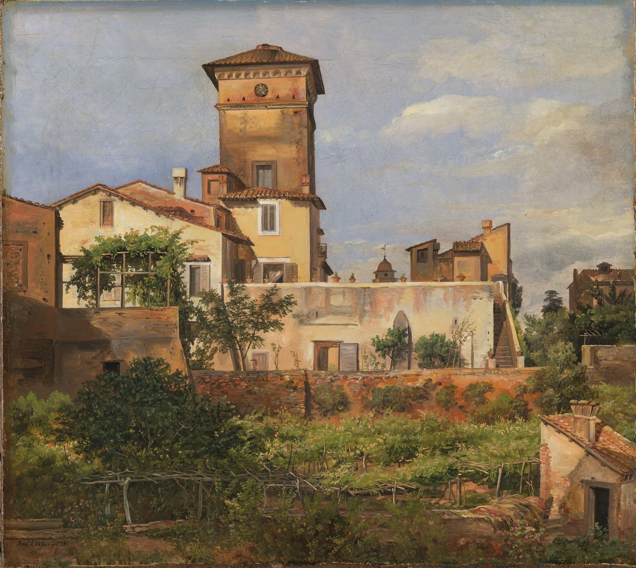 Villa Malta, Rooma tekijältä Johan Christian Dahl