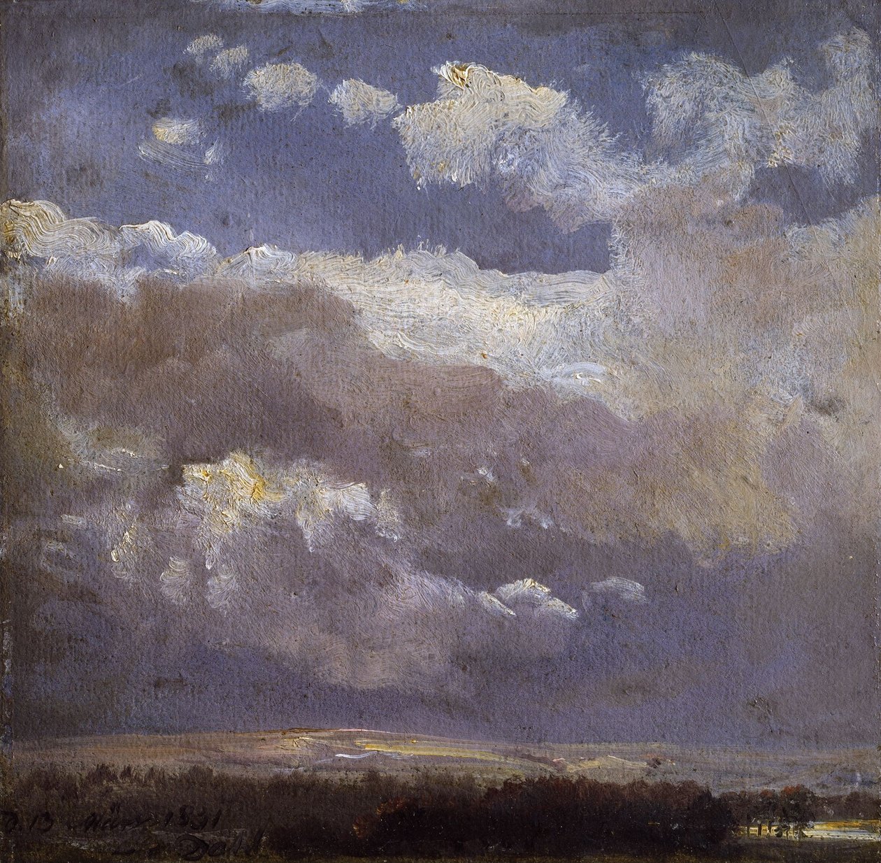 Ukkospilviä tekijältä Johan Christian Dahl
