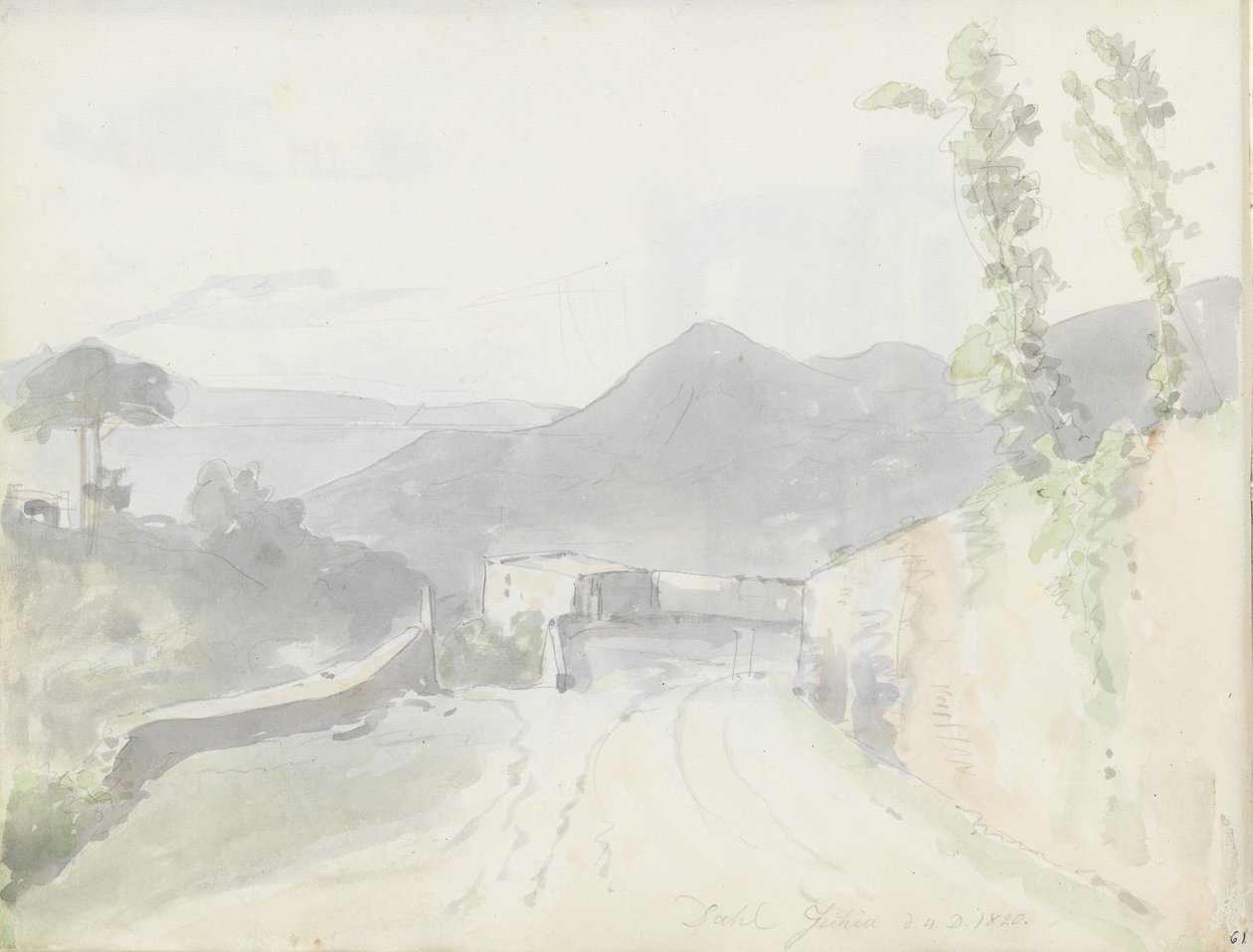 Casamicciolan luona, Ischia tekijältä Johan Christian Dahl