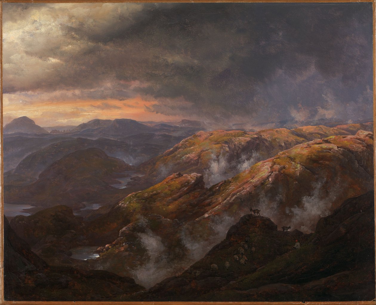 Näkymä Lyshornetilta tekijältä Johan Christian Dahl