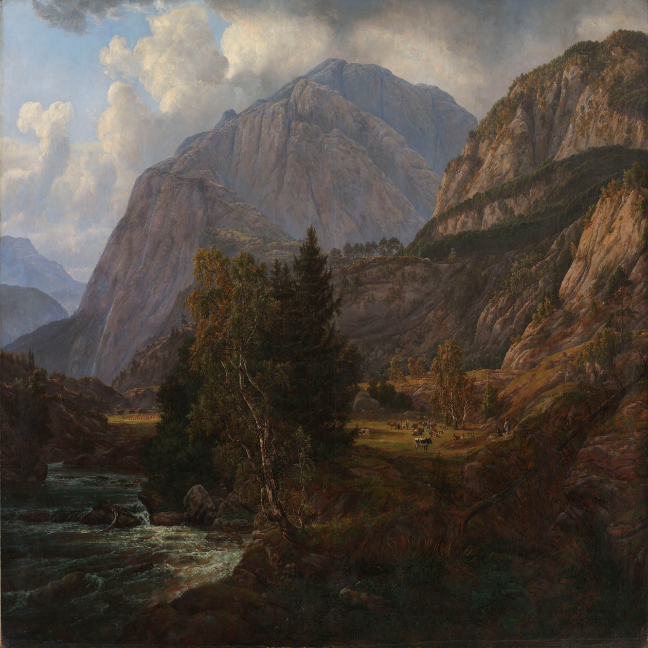 Näkymä Fortundalenista tekijältä Johan Christian Dahl