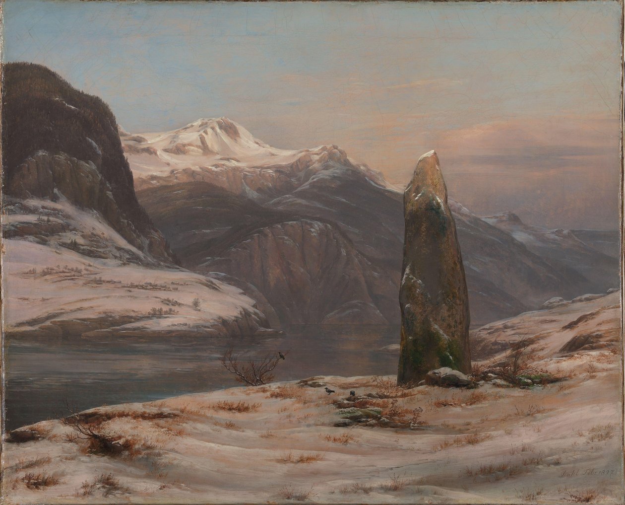 Talvi Sognefjordissa tekijältä Johan Christian Dahl