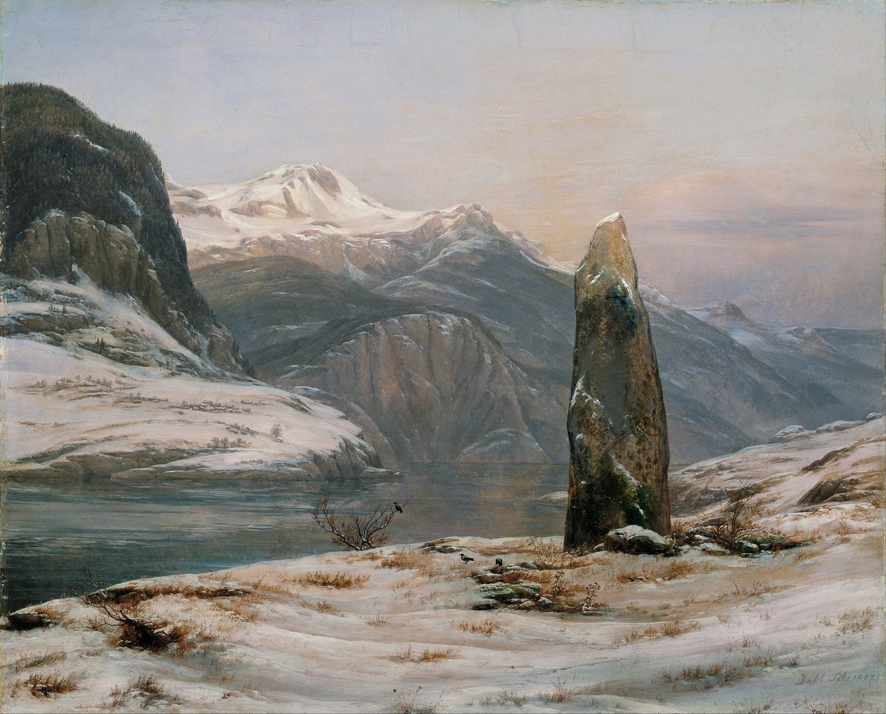 Talvi Sognefjordissa tekijältä Johan Christian Dahl