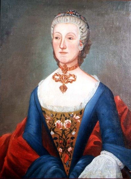 Anne Elizabeth Amalie Bergin (Simonsen) muotokuva tekijältä Johan Christian Remin